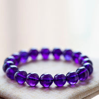 Handcrafted Amethyst Crystal Bracelet for Calm Focus