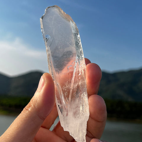 Natural Himalayan Nirvana Quartz Crystal Raw Points High Vibration Healing Stone