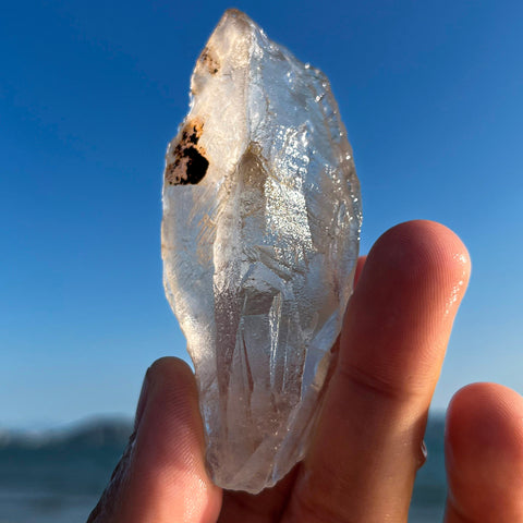 Natural Himalayan Nirvana Quartz Crystal Raw Points High Vibration Healing Stone
