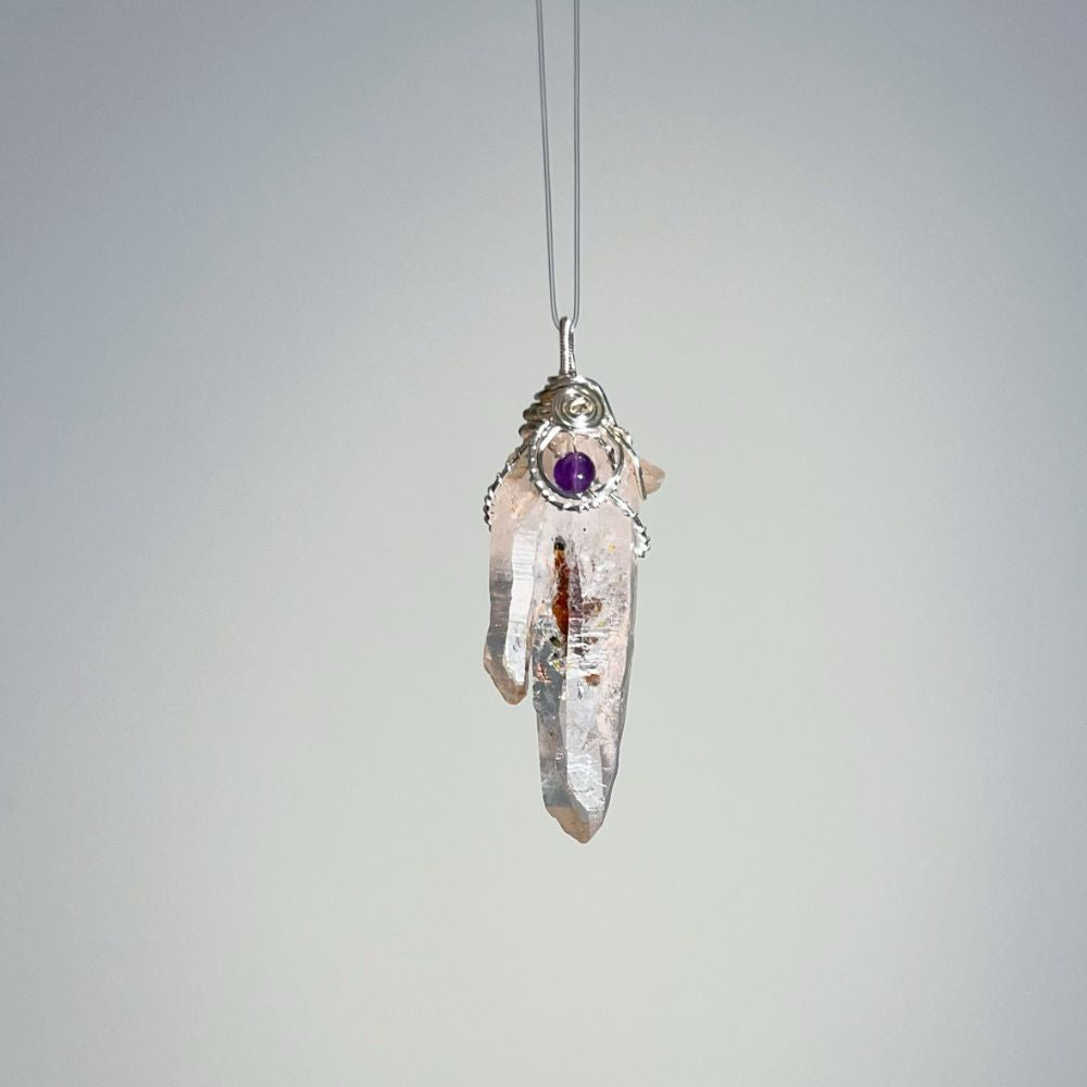 Hand Wrapped Clear Quartz for Energy Cleansing