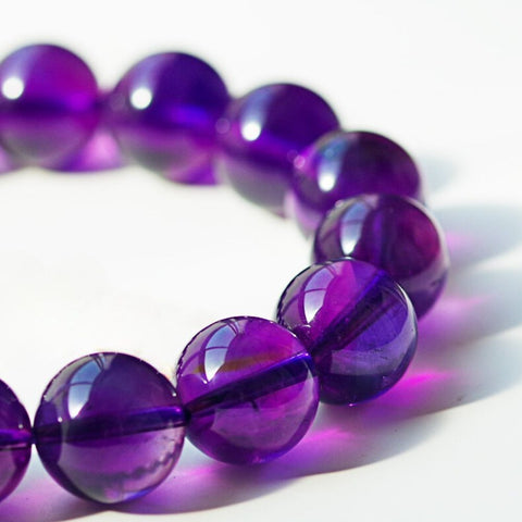 Handcrafted Amethyst Crystal Bracelet for Calm Focus