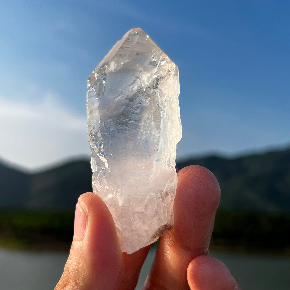Natural Himalayan Nirvana Quartz Crystal Raw Points High Vibration Healing Stone
