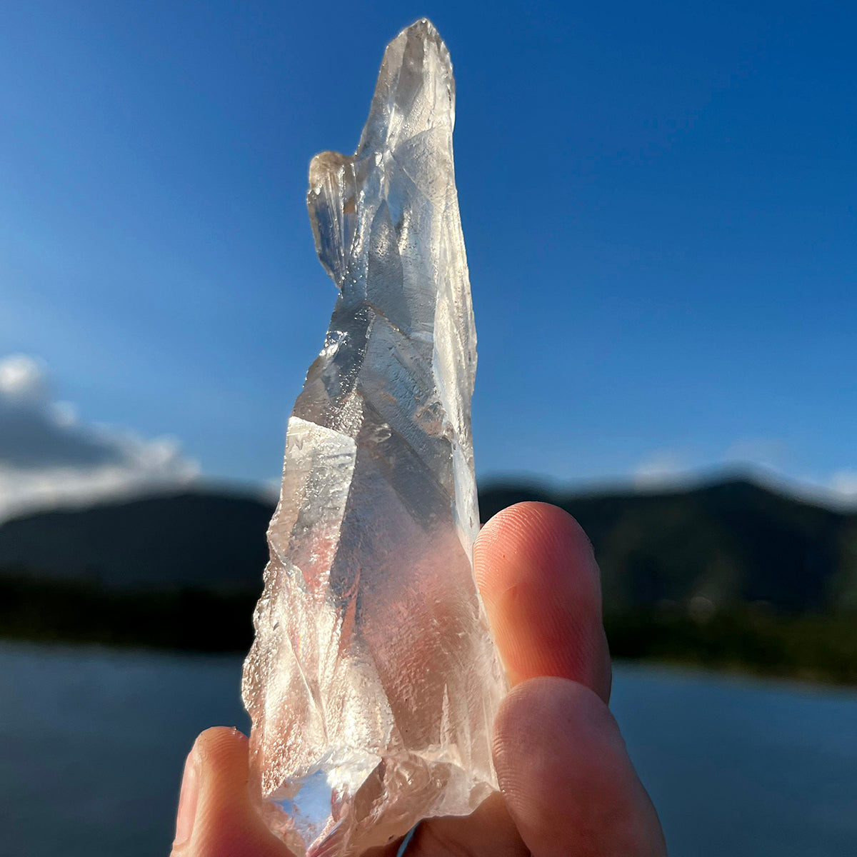 Natural Himalayan Nirvana Quartz Crystal Raw Points High Vibration Healing Stone