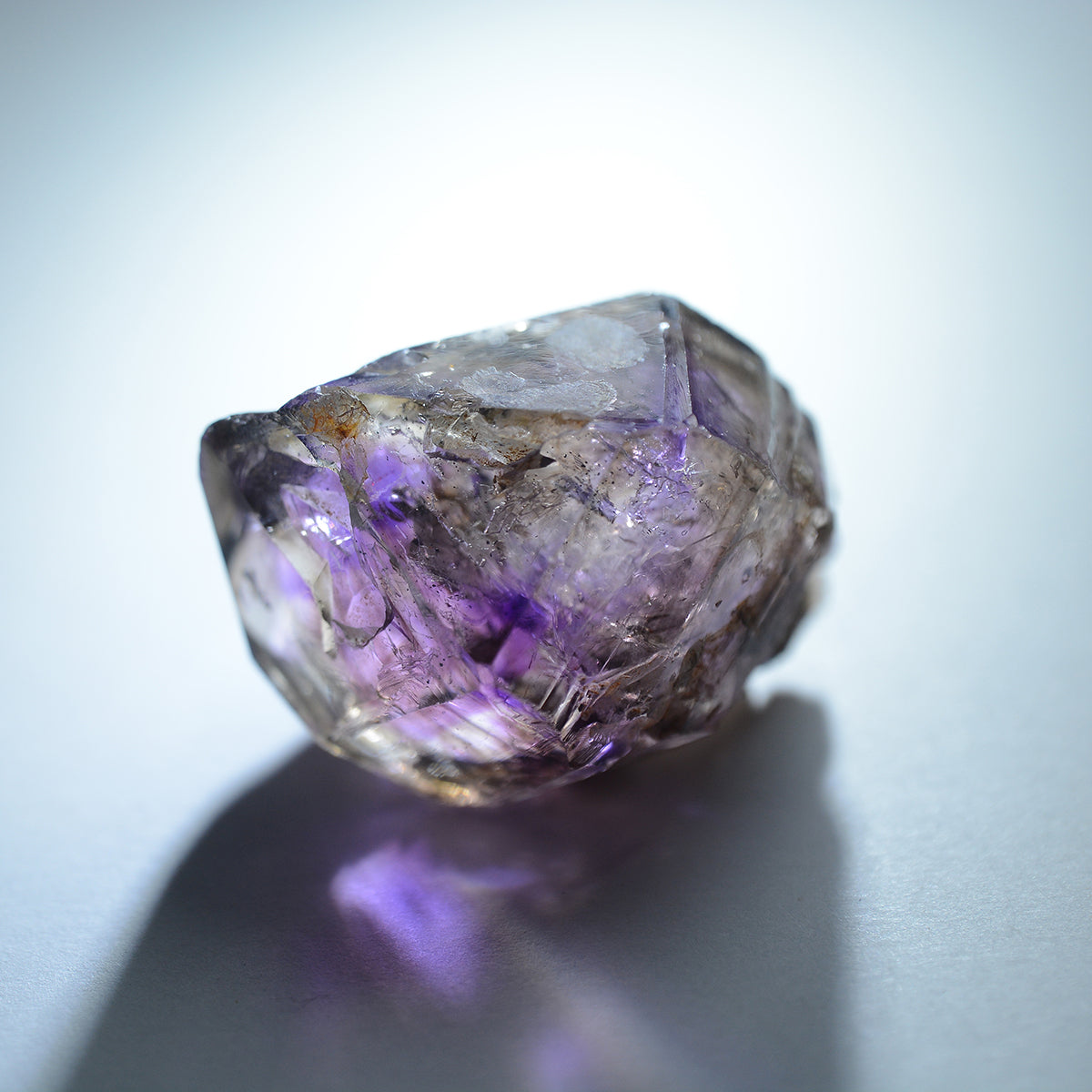 Natural Super 7 Amethyst Raw Crystal for Healing Meditation