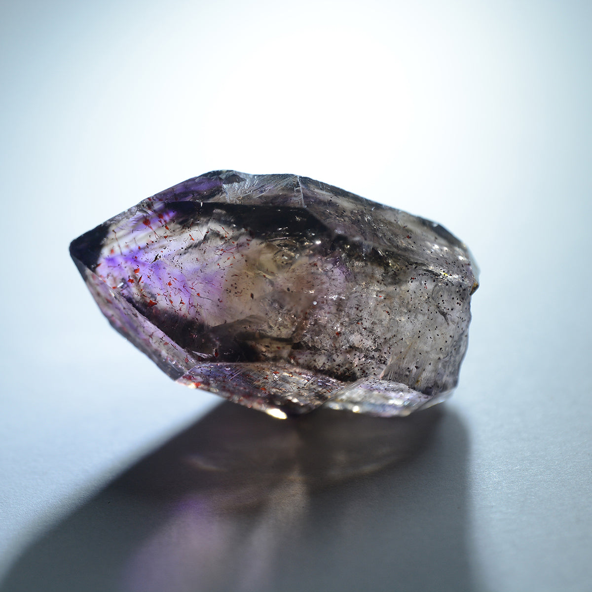 Natural Super 7 Amethyst Raw Crystal for Healing Meditation