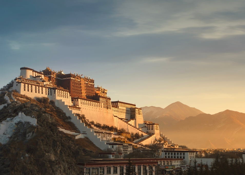 The Potala Palace in the afterglow