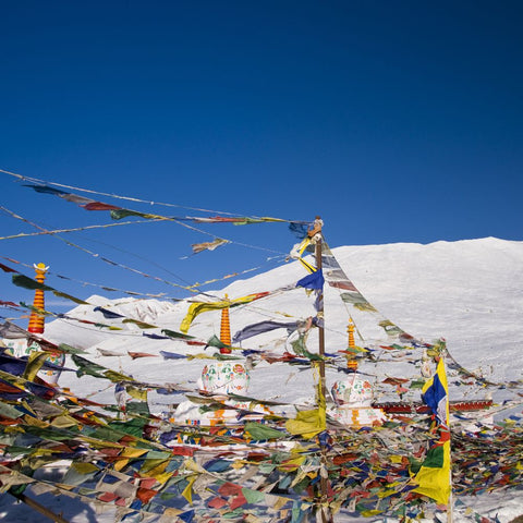 Tibetan prayer flags