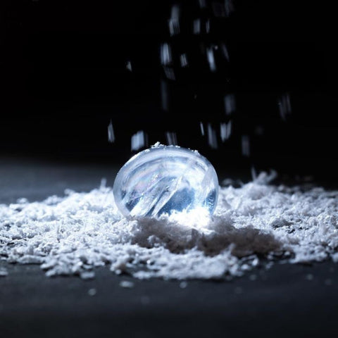 White Crystal Pendant Necklace for Energy