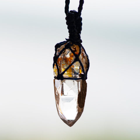 Himalayan quartz pendant